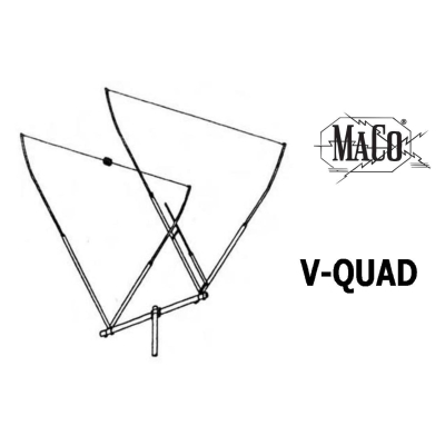 Maco V-Quad 10&11 Meter Basis Antenne